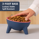 Raised Tilted Elevated Cat Food Bowl for Easy Eating by LJGDeals