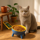 Raised Tilted Elevated Cat Food Bowl for Easy Eating by LJGDeals