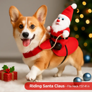 Pet Christmas Costume: Red Riding Santa Coat for Dogs by LJGDeals