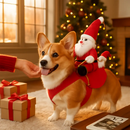 Pet Christmas Costume: Red Riding Santa Coat for Dogs by LJGDeals