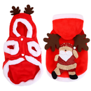 Pet Christmas Santa Claus Reindeer Antlers Costume by LJGDeals