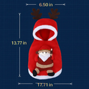 Pet Christmas Santa Claus Reindeer Antlers Costume by LJGDeals