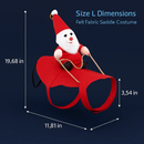 Pet Christmas Costume: Red Riding Santa Coat for Dogs by LJGDeals