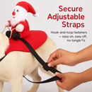 Pet Christmas Costume: Red Riding Santa Coat for Dogs by LJGDeals
