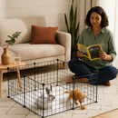 Small Animal Playpen with Door for Indoor/Outdoor Use by LJGDeals