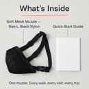 Pet Muzzle Mask: Soft Mesh, Adjustable Straps by LJGDeals