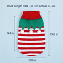 Pet Christmas Sweater Snowman pattern - Size L by LJGDeals