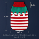 Pet Christmas Sweater Snowman pattern - Size L by LJGDeals