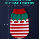 Pet Christmas Sweater Snowman pattern - Size L by LJGDeals