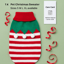 Pet Christmas Sweater Snowman pattern - Size L by LJGDeals