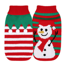 Pet Christmas Sweater Snowman pattern - Size L by LJGDeals