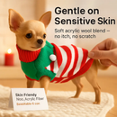 Pet Christmas Sweater Snowman pattern - Size L by LJGDeals