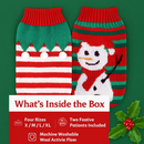 Pet Christmas Sweater Snowman pattern - Size L by LJGDeals