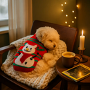 Pet Christmas Sweater Snowman pattern - Size L by LJGDeals