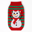 Pet Christmas Sweater Snowman pattern - Size L by LJGDeals