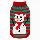 Pet Christmas Sweater Snowman pattern - Size L by LJGDeals
