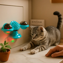 Windmill Cat Toy Turntable Interactive Teasing Toy with Ball by LJGDeals