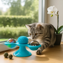Windmill Cat Toy Turntable Interactive Teasing Toy with Ball by LJGDeals