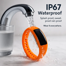 Fitness Tracker Activity Tracker Watch with Heart Rate Monitor IP67 Waterproof Smart Band Step Counter Calorie Counter Call & SMS Pedometer by LJGDeals