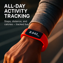 Fitness Tracker Activity Tracker Watch with Heart Rate Monitor IP67 Waterproof Smart Band Step Counter Calorie Counter Call & SMS Pedometer by LJGDeals