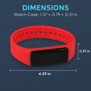 Fitness Tracker Activity Tracker Watch with Heart Rate Monitor IP67 Waterproof Smart Band Step Counter Calorie Counter Call & SMS Pedometer by LJGDeals