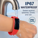 Fitness Tracker Activity Tracker Watch with Heart Rate Monitor IP67 Waterproof Smart Band Step Counter Calorie Counter Call & SMS Pedometer by LJGDeals