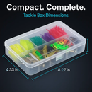 Fishing Lures Kit with Tackle Box, Complete Set by LJGDeals