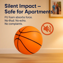 Silent Foam Basketball with Hoop for Indoor Training by LJGDeals