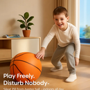Silent Foam Basketball with Hoop for Indoor Training by LJGDeals