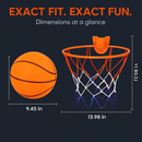 Silent Foam Basketball with Hoop for Indoor Training by LJGDeals