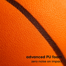 Silent Foam Basketball with Hoop for Indoor Training by LJGDeals