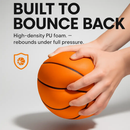 Silent Foam Basketball with Hoop for Indoor Training by LJGDeals