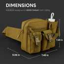Tactical Waist Bag for Hiking, Camping, Outdoor Gear by LJGDeals