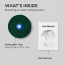 Foldable Fishing Bait Net Trap for Crab, Shrimp & Minnow by LJGDeals