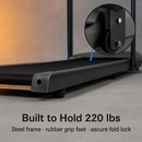 Under Desk Folding Treadmill 2-in-1 Foldable Walking Pad by LJGDeals