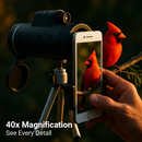 Monocular Telescope with Phone Holder and Tripod by LJGDeals