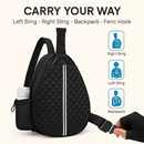 Pickleball Sling Bag - Waterproof, 7-Compartment by LJGDeals