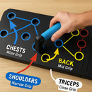 Push Up Board Home Gym Kit with Resistance Bands by LJGDeals
