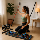 Push Up Board Home Gym Kit with Resistance Bands by LJGDeals