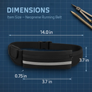 Running Belt Waterproof Waist Pack - Adjustable, Secure Run by LJGDeals