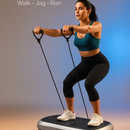 Vibration Exercise Machine With 2 Resistance Bands by LJGDeals