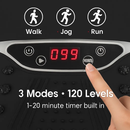 Vibration Exercise Machine With 2 Resistance Bands by LJGDeals