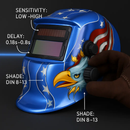 Welding Helmet Auto Darkening Shield with Wide Shade 9-13 by LJGDeals
