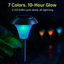 Solar Garden Lights Color Changing Pathway Lamps by LJGDeals