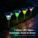 Solar Garden Lights Color Changing Pathway Lamps by LJGDeals
