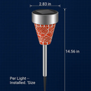 Solar Garden Pathway Lights Outdoor for Yard by LJGDeals