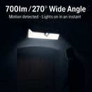 Solar Wall Light with Motion Sensor for Outdoors by LJGDeals