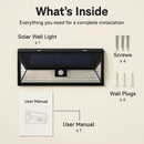 Solar Wall Light with Motion Sensor for Outdoors by LJGDeals