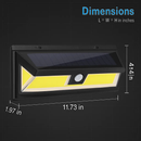 Outdoor Solar Wall Light with Motion Sensor by LJGDeals