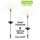 Solar Powered Starburst Lights for Garden Decor by LJGDeals